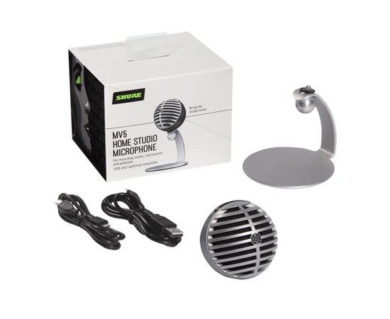 Цифровой конденсаторный микрофон Shure MOTIV™ MV5-DIG, изображение 7