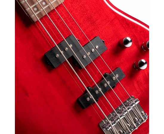 Бас-гитара Cort Action Bass Plus Transparent Red, изображение 2