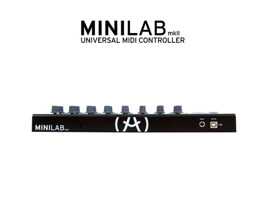 MIDI-контроллер Arturia MiniLab Mk II Black, изображение 2