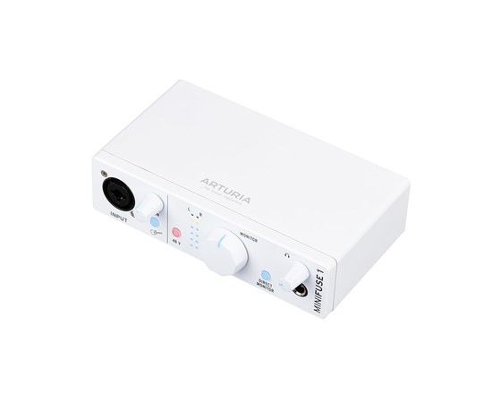 Аудиоинтерфейс Arturia MiniFuse 1 White, изображение 3