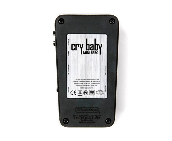 Педаль эффектов Dunlop Cry Baby Mini 535Q Wah, изображение 6