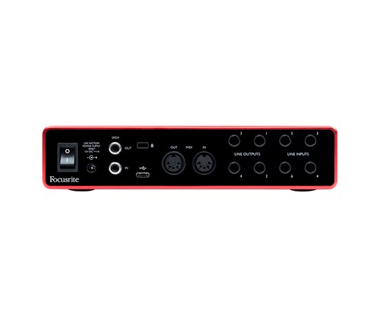 Аудиоинтерфейс Focusrite Scarlett 8i6 3rd Gen, изображение 2