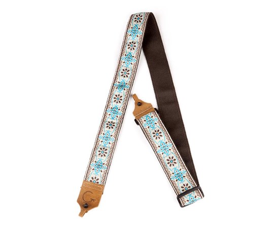 Ремень для гитары Gretsch® G Brand Banjo Strap Blue/Brown