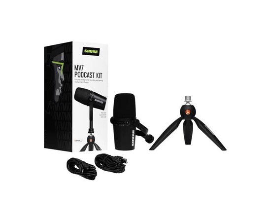 Микрофон для подкастов Shure MV7-K-BNDL, изображение 5