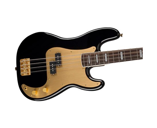 Бас-гитара Squier 40th Anniversary Precision Bass® Gold Edition Black, изображение 3