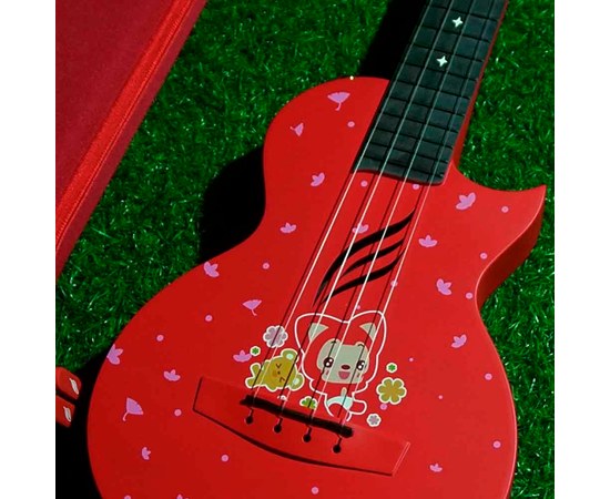 Укулеле концерт Enya NOVA U Ali Fox Custom Red, изображение 2