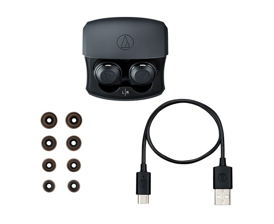 Беспроводные внутриканальные наушники Audio-Technica ATH-CKS50TWBK, изображение 6