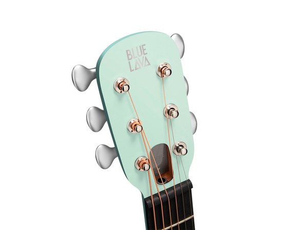 Трансакустическая смарт гитара Blue Lava Aqua & Mint Green, изображение 4