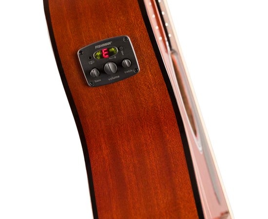 Электроакустическая гитара Fender FA-135CE Concert Natural Mahogany, изображение 4