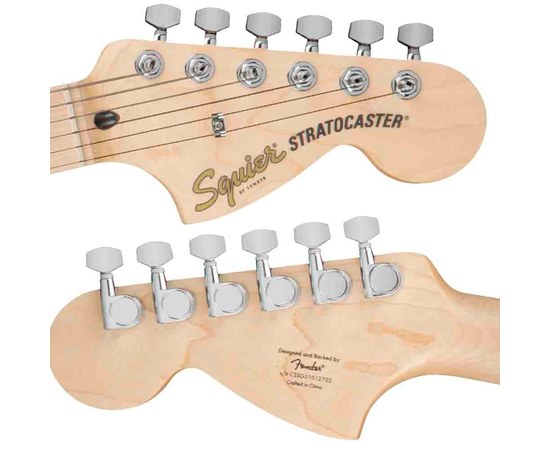 Электрогитара Squier FSR Affinity Series™ Stratocaster® HSS Black, изображение 4