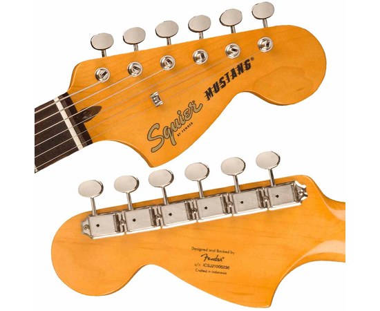 Электрогитара Squier FSR Classic Vibe '60s Competition Mustang® Capri Orange, изображение 4