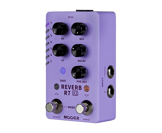Педаль эффектов Mooer R7 X2 Reverb, изображение 2