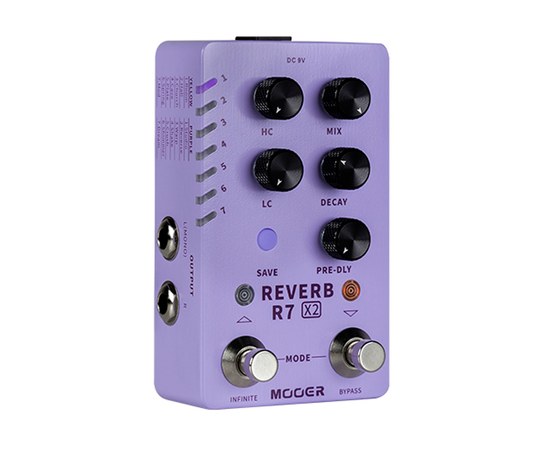 Педаль эффектов Mooer R7 X2 Reverb, изображение 3