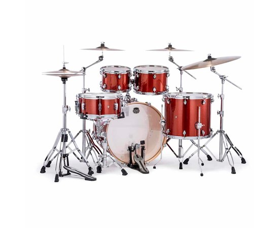 Ударная установка Mapex Mars 5 Piece Rock Shell MA529SFOR Blood Orange Sparkle, изображение 2