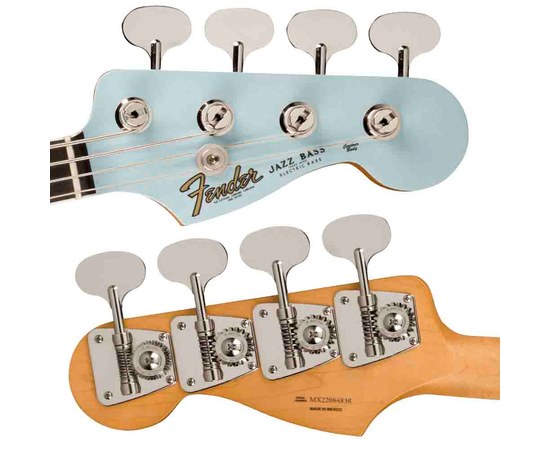 Бас-гитара Fender Gold Foil Jazz Bass® Sonic Blue, изображение 4