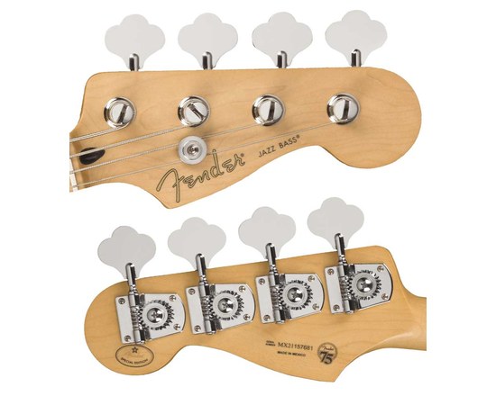 Бас-гитара Fender Limited Edition Player Jazz Bass® Plus Top Green Burst, изображение 4