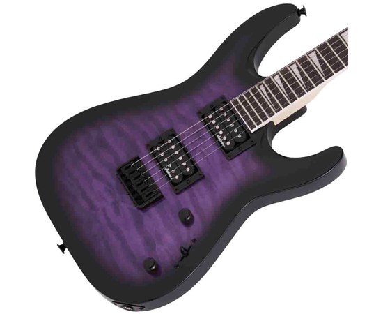 Электрогитара Jackson JS Series Dinky® Arch Top JS32Q Transparent Purple Burst, изображение 3