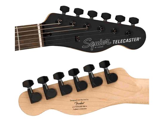 Электрогитара Squier FSR Affinity Series™ Telecaster® HH Metallic Black, изображение 4