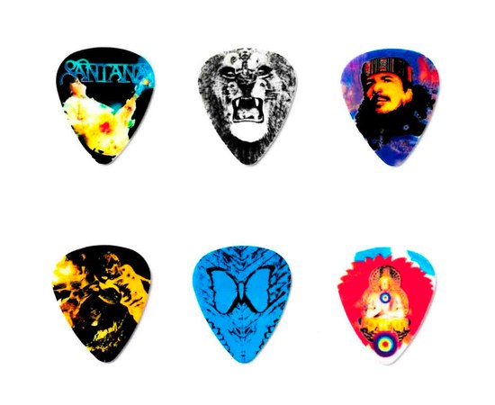 Набор медиаторов Dunlop SANPT01M Carlos Santana, изображение 2