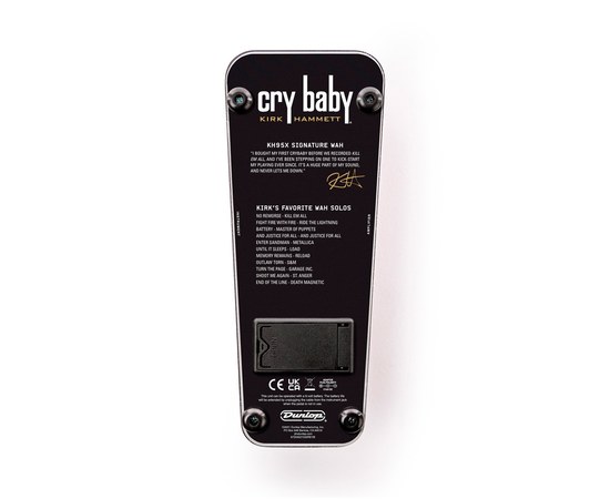Педаль эффектов Dunlop KH95X Kirk Hammett Collection Cry Baby Wah, изображение 5