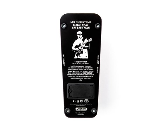 Педаль эффектов Dunlop LN95 Leo Nocentelli Cry Baby Mardi Gras Wah, изображение 5