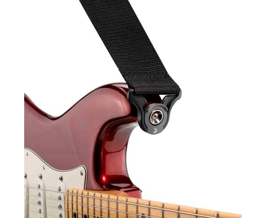 Ремень для гитары D’Addario Auto Lock Guitar Black, изображение 2