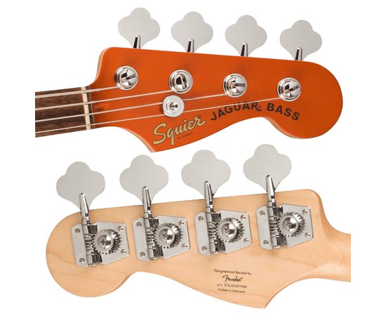 Бас-гитара Squier FSR Affinity Series™ Jaguar® Bass H Metallic Orange, изображение 4