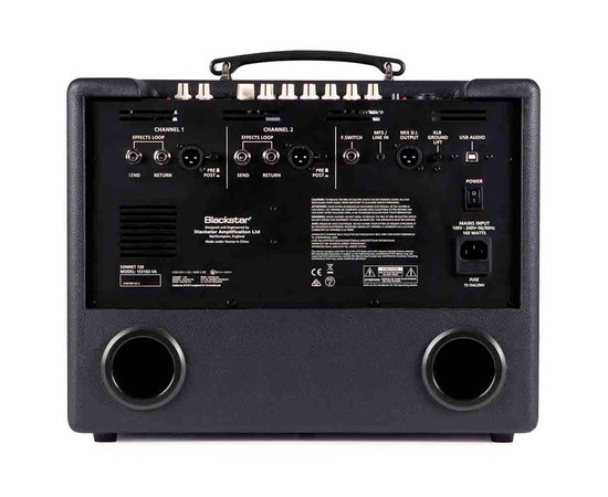 Комбоусилитель для акустической гитары Blackstar Sonnet 120 Black, изображение 3