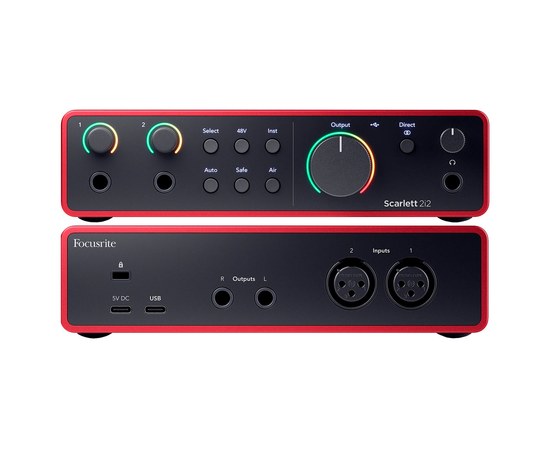 Аудиоинтерфейс Focusrite Scarlett 2i2 4th Gen, изображение 2