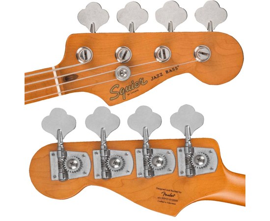 Бас-гитара Squier 40th Anniversary Jazz Bass® Vintage Edition Satin Wide 2-Color Sunburst, изображение 4