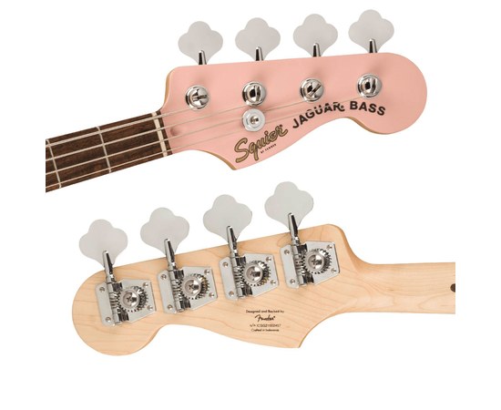 Бас-гитара Squier FSR Affinity Series™ Jaguar® Bass H Shell Pink, изображение 4