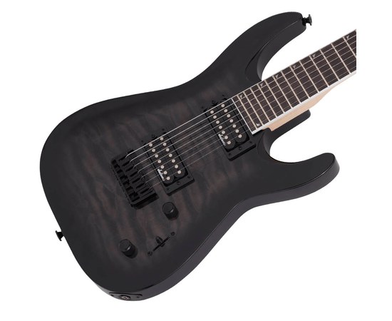 Электрогитара Jackson JS Series Dinky® Arch Top JS32Q DKA HT Transparent Black Burst, изображение 3