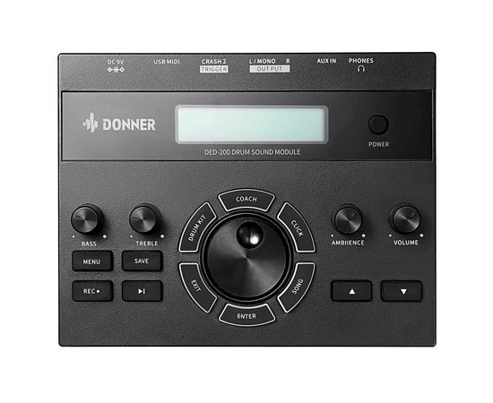 Электронная ударная установка Donner DED-200P, изображение 4