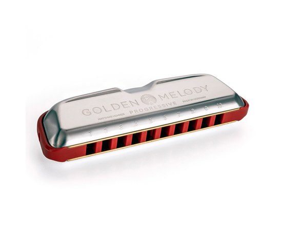 Губная гармошка Hohner Golden Melody Progressive C, изображение 2