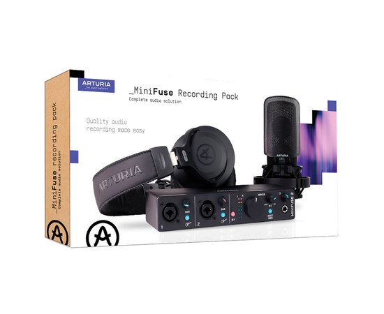 Комплект для домашней студии Arturia MiniFuse Recording Pack Black, изображение 4