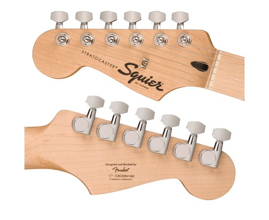 Левосторонняя электрогитара Squier Sonic™ Stratocaster® Black, изображение 4