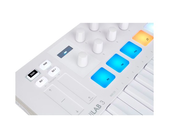 MIDI-контроллер Arturia MiniLab 3 Alpine White, изображение 4
