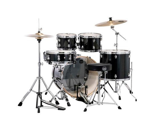 Ударная установка Mapex Venus VE5294FTCVH Covering Kit Black Galaxy Sparkle, изображение 2