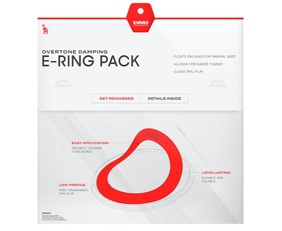 Демпфер для малого барабана Evans E-Ring Snare, изображение 3