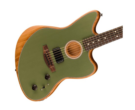 Электрогитара Fender Acoustasonic® Player Jazzmaster Antique Olive, изображение 3