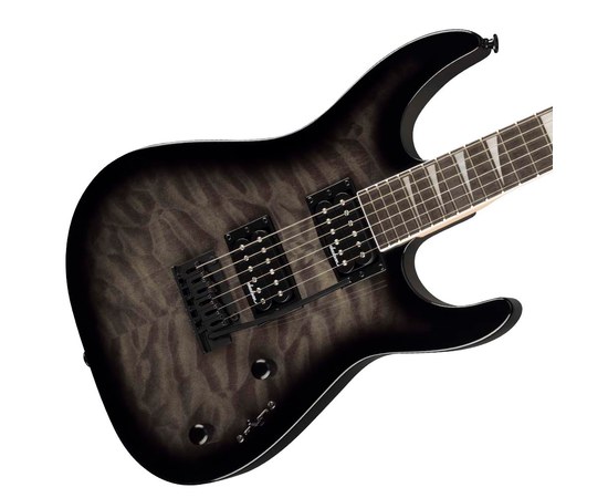 Электрогитара Jackson JS Series Dinky® JS20 DKQ 2PT Transparent Black Burst, изображение 3