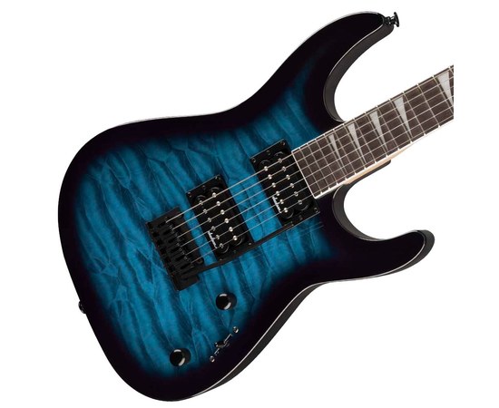 Электрогитара Jackson JS Series Dinky® JS20 DKQ 2PT Transparent Blue Burst, изображение 3