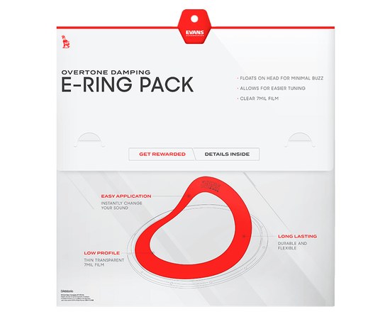 Комплект демпфирующих колец Evans E-Ring Rock Pack, изображение 3