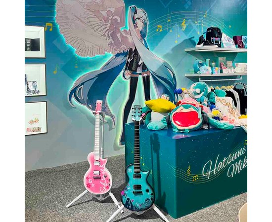 Смарт электрогитара Enya NOVA GO SONIC/ HATSUNE MIKU/BL, изображение 5