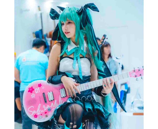 Смарт электрогитара Enya NOVA GO SONIC/ HATSUNE MIKU/BL, изображение 8