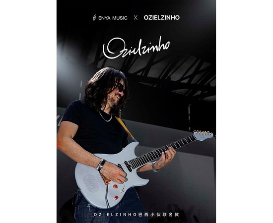 Смарт электрогитара Enya Inspire Ozielzinho Midnight Grey, изображение 3
