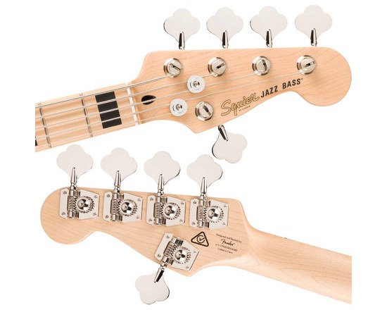 Бас-гитара Squier Affinity Series® Active Jazz Bass® V Black Metallic, изображение 4