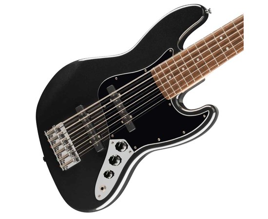 Бас-гитара Squier Affinity Series® Jazz Bass® VI Black Metallic, изображение 3