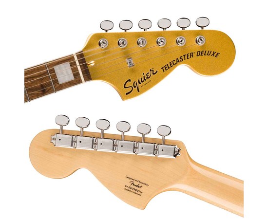 Электрогитара Squier Limited Edition Paranormal Troublemaker Telecaster® Deluxe Aztec Gold, изображение 4