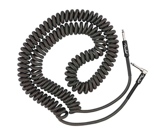 Инструментальный кабель Fender Professional Coil Cable 30' Gray Tweed, изображение 2